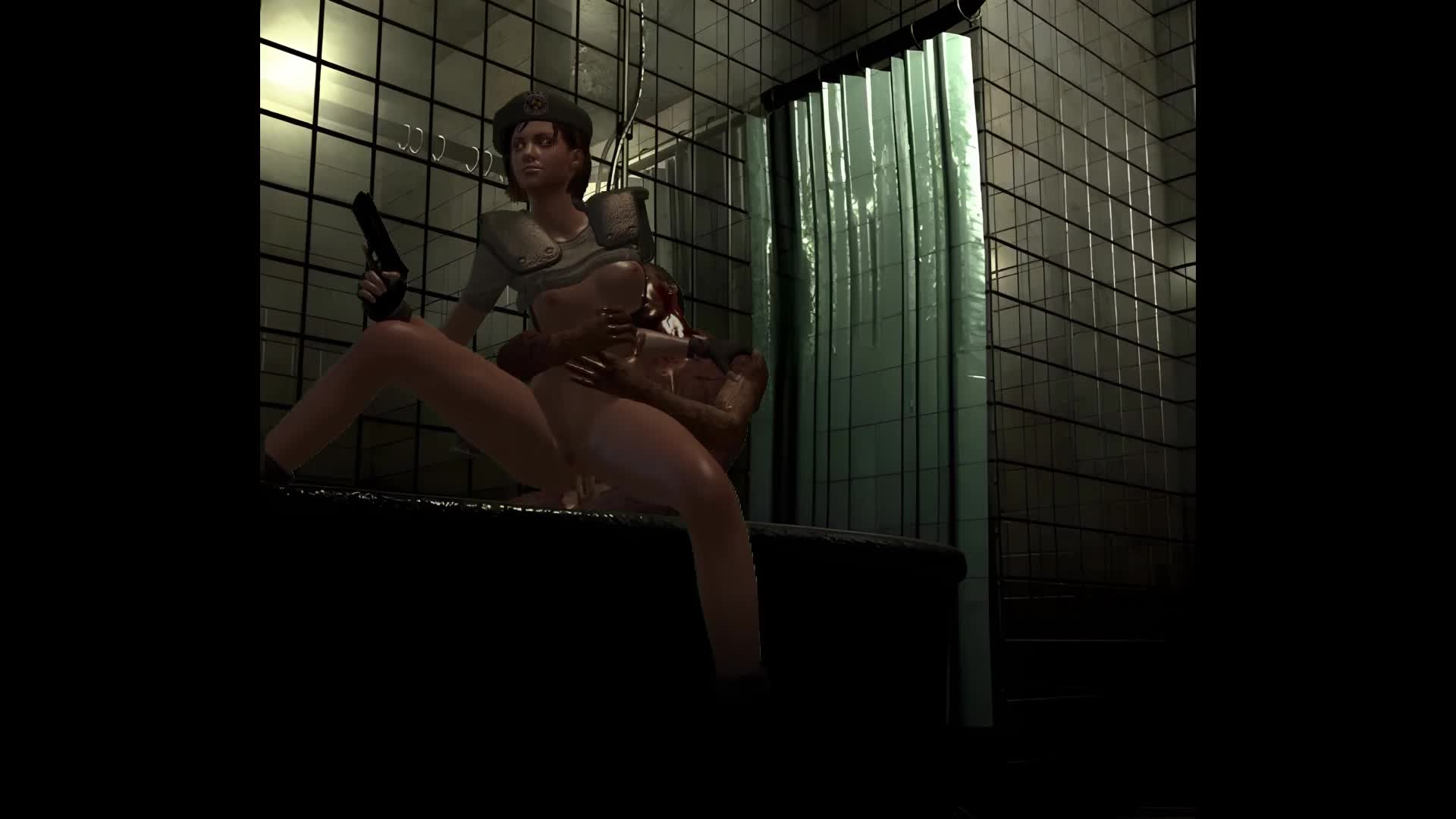 Jill Valentine Fucked by Zombie in Bathtub – Resident Evil NSFW animation thumbnail