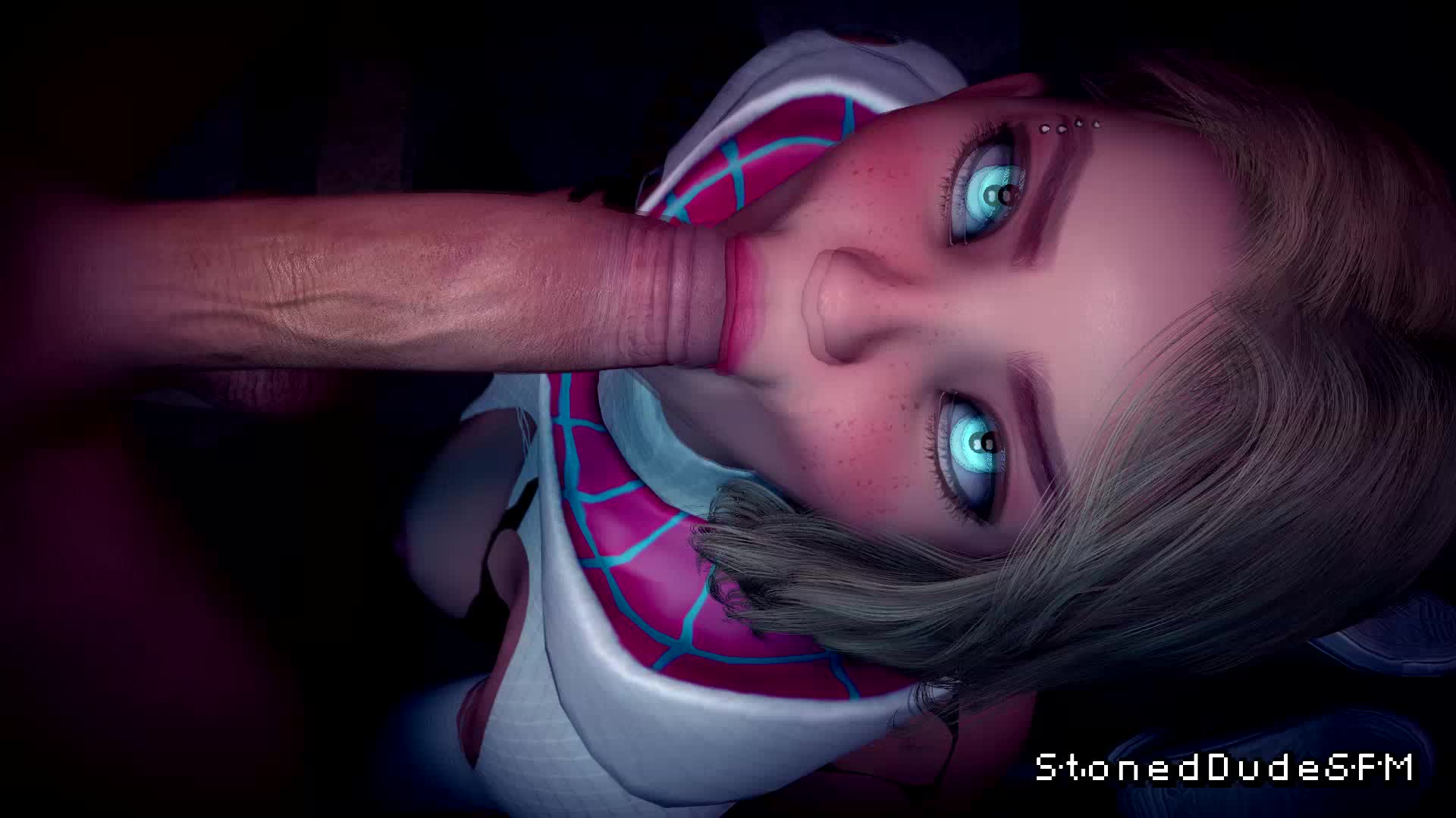 POV: Spider-Gwen Sucks Your Cock – Spider-Verse NSFW animation thumbnail