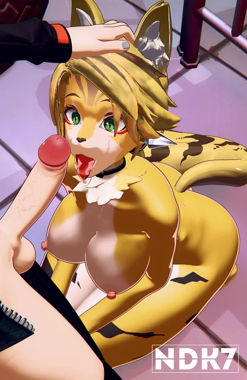 Pulchra Fellini Kneeling Imminent Blowjob – Zenless Zone Zero NSFW animation thumbnail