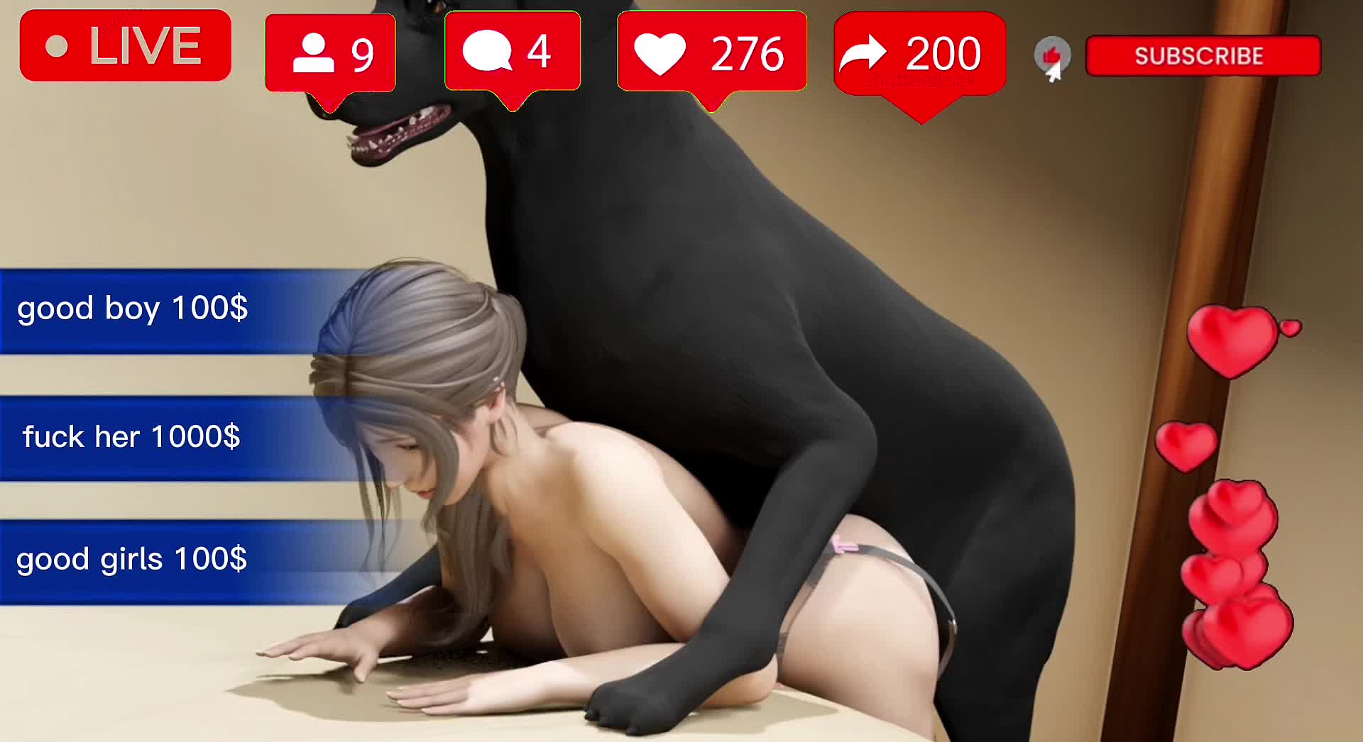 Sayuri Knotted by Great Dane – Dead or Alive NSFW animation thumbnail