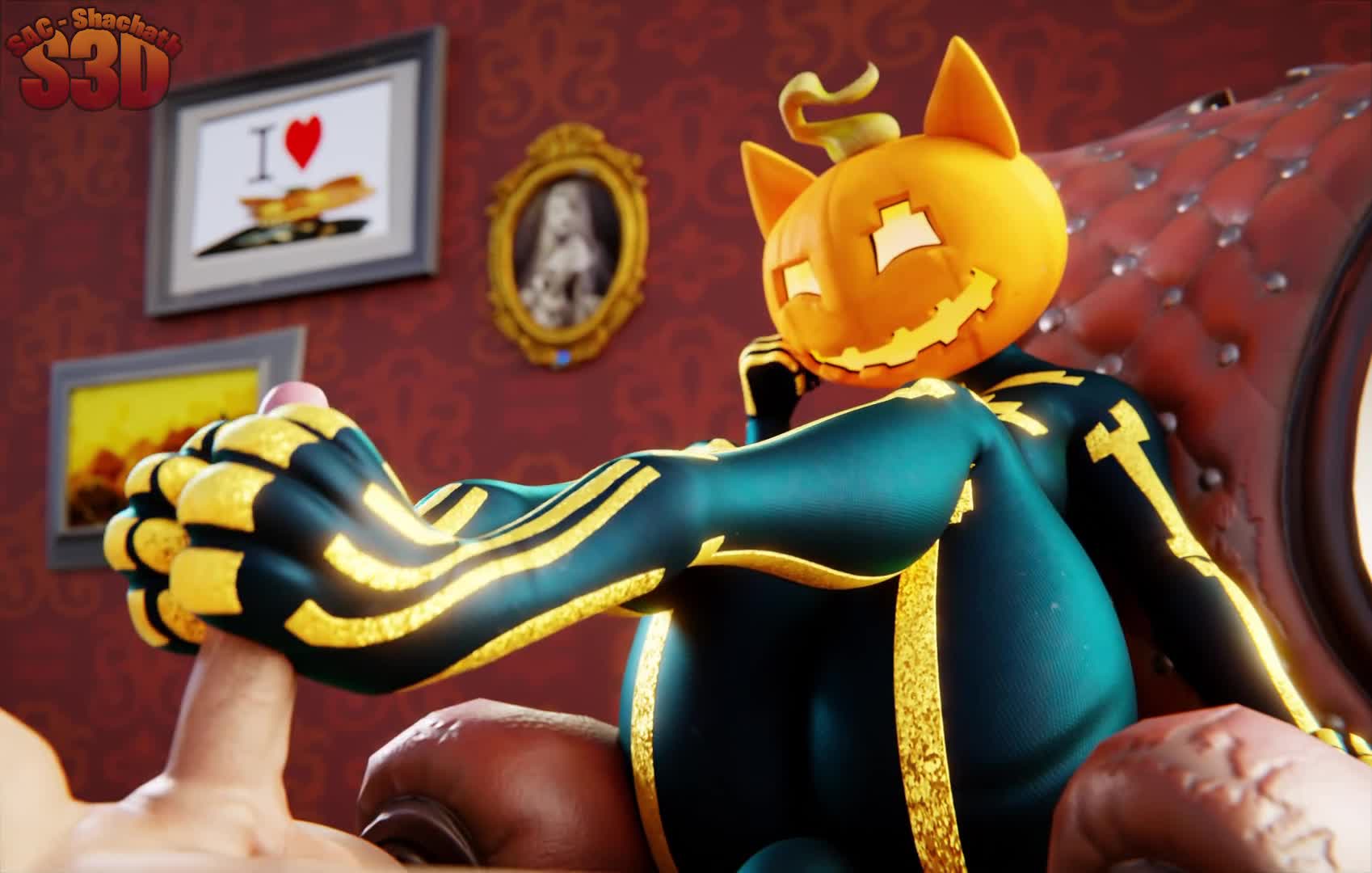 Spice Double Pawjob Edging Denial – Fortnite NSFW animation thumbnail