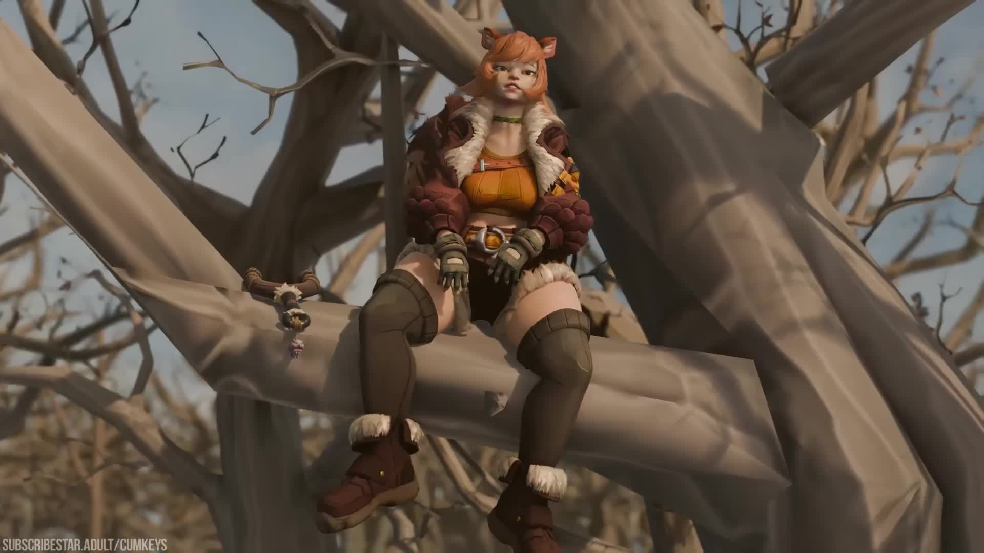 Squirrel Girl Knotted by Feral Wolf -Marvel Rivals NSFW animation thumbnail