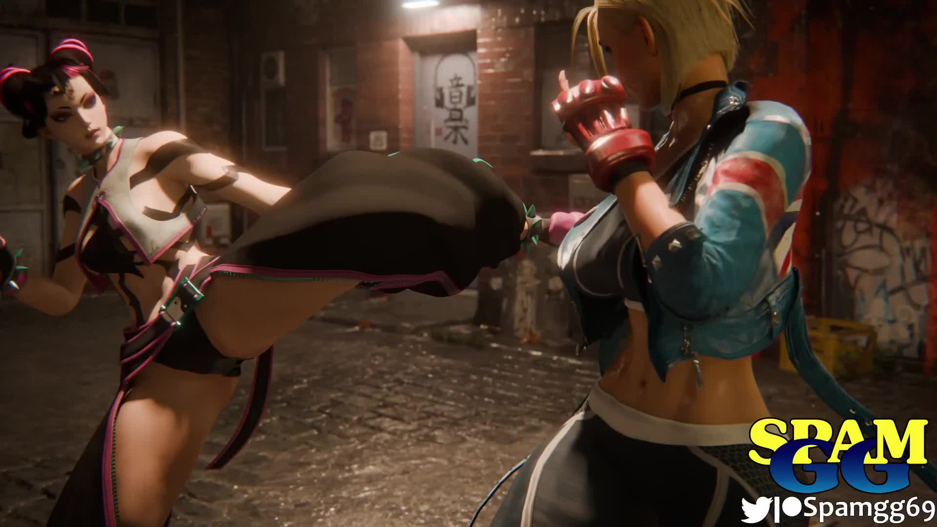 Futa Juri Han Fucks Defeated Cammy White -Street Fighter NSFW animation thumbnail