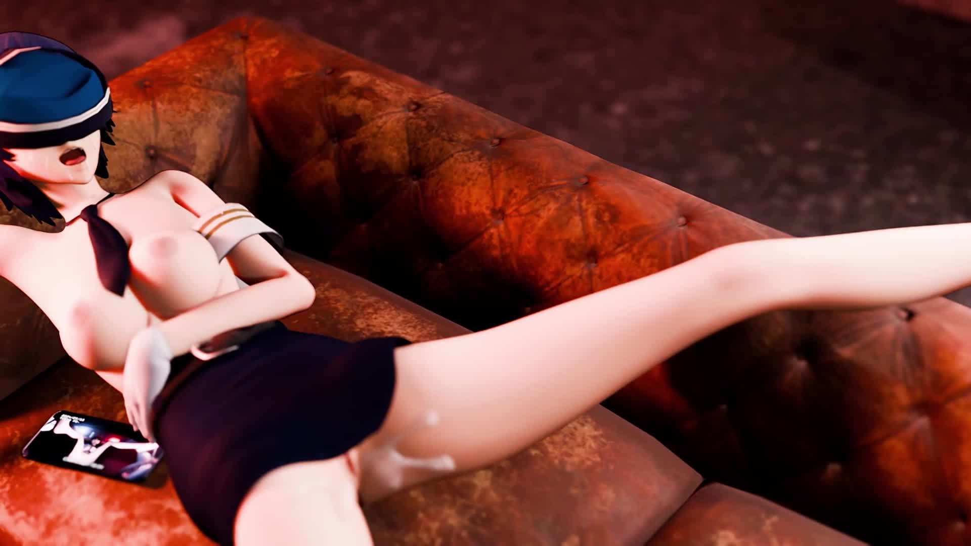 Naoto Shirogane Full Nelson Creampie -Persona 4 NSFW animation thumbnail