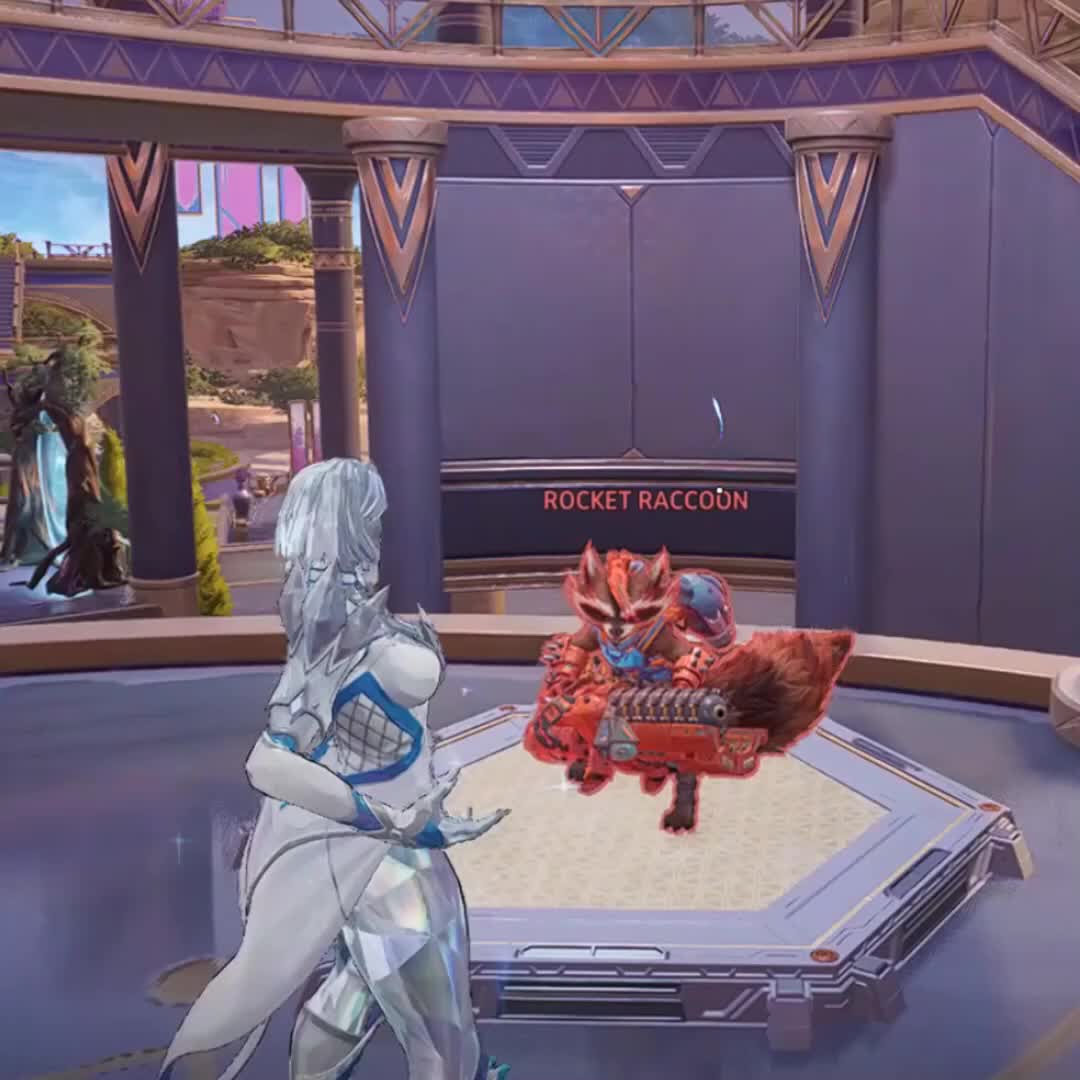 Emma Frost Futadom Anal Rapes Rocket Raccoon – Marvel Rivals NSFW animation thumbnail