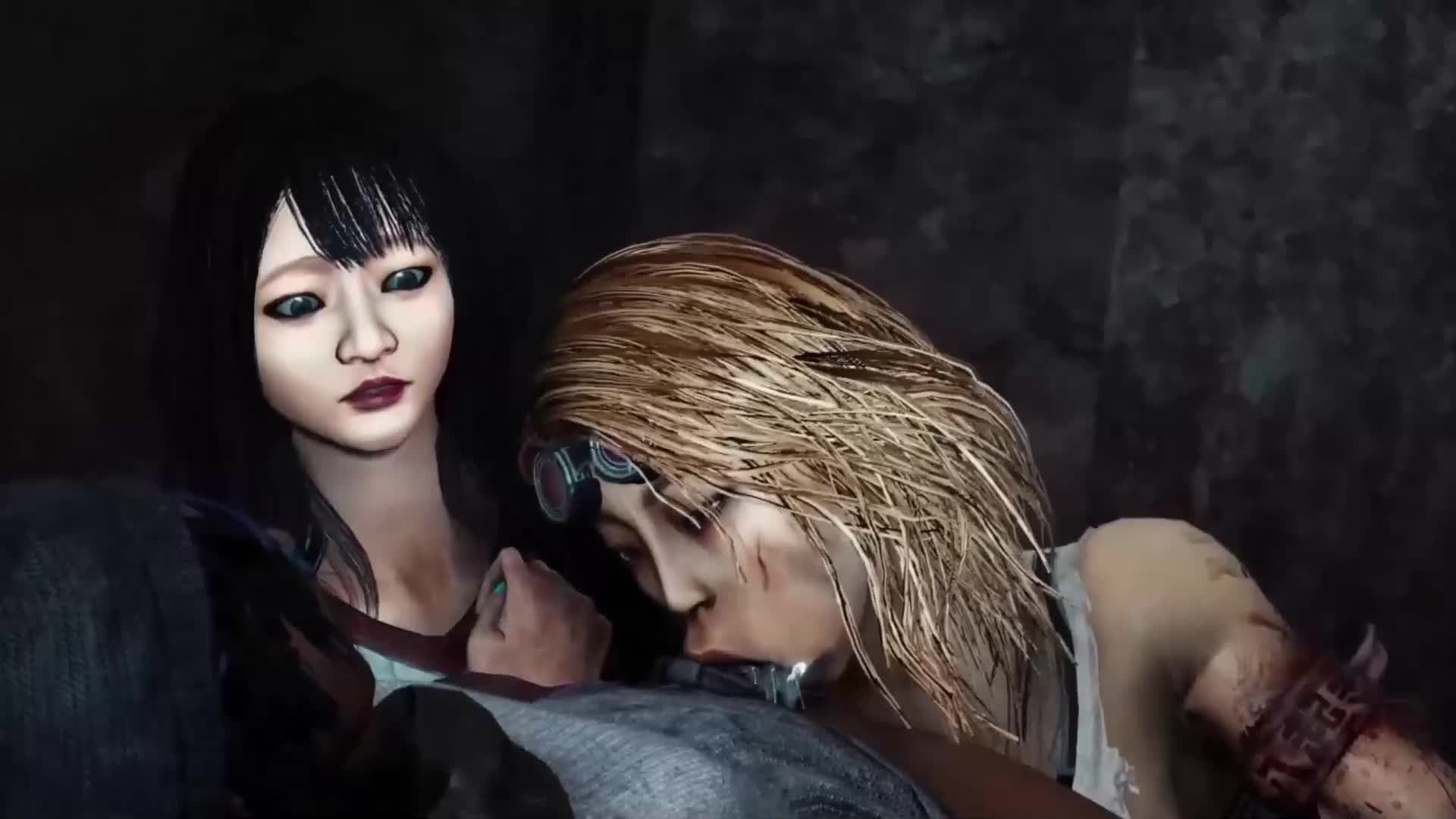 Futa Feng Min Throatfucks Claudette & Yui Kimura – Dead by Daylight NSFW animation thumbnail