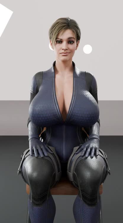 Jill Valentine Blonde Bouncing Tits Ass – Resident Evil NSFW animation thumbnail