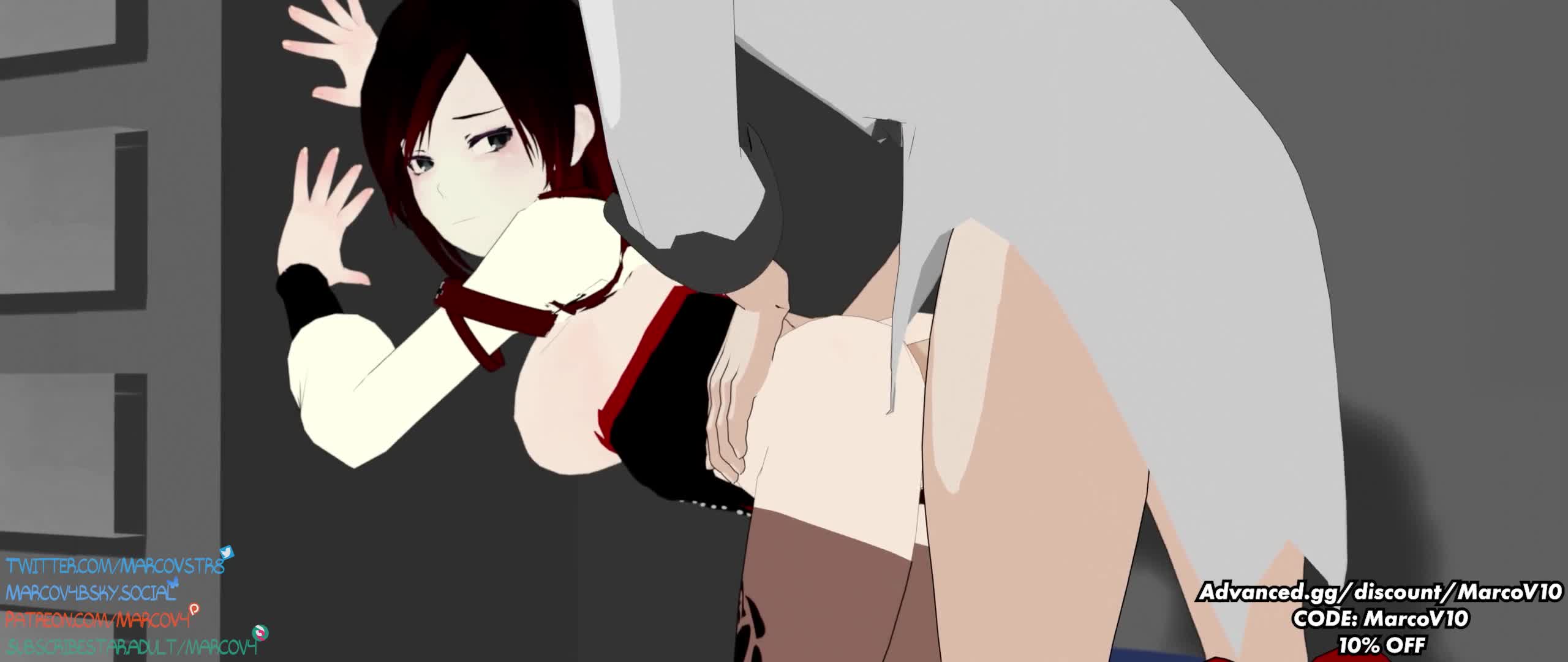 Uncle Qrow Anal Fucks Ruby Rose – RWBY NSFW animation thumbnail
