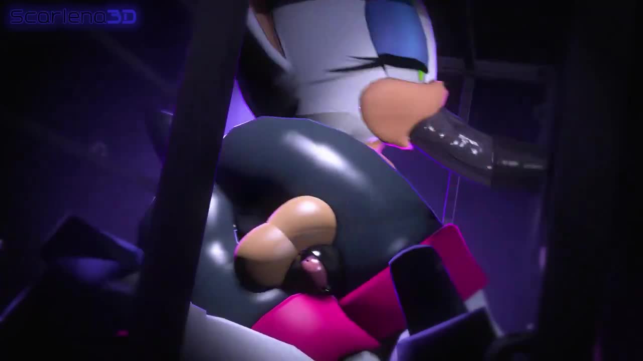 Futa Rouge the Bat Sucks Caged Furry Cock -Sonic NSFW animation thumbnail