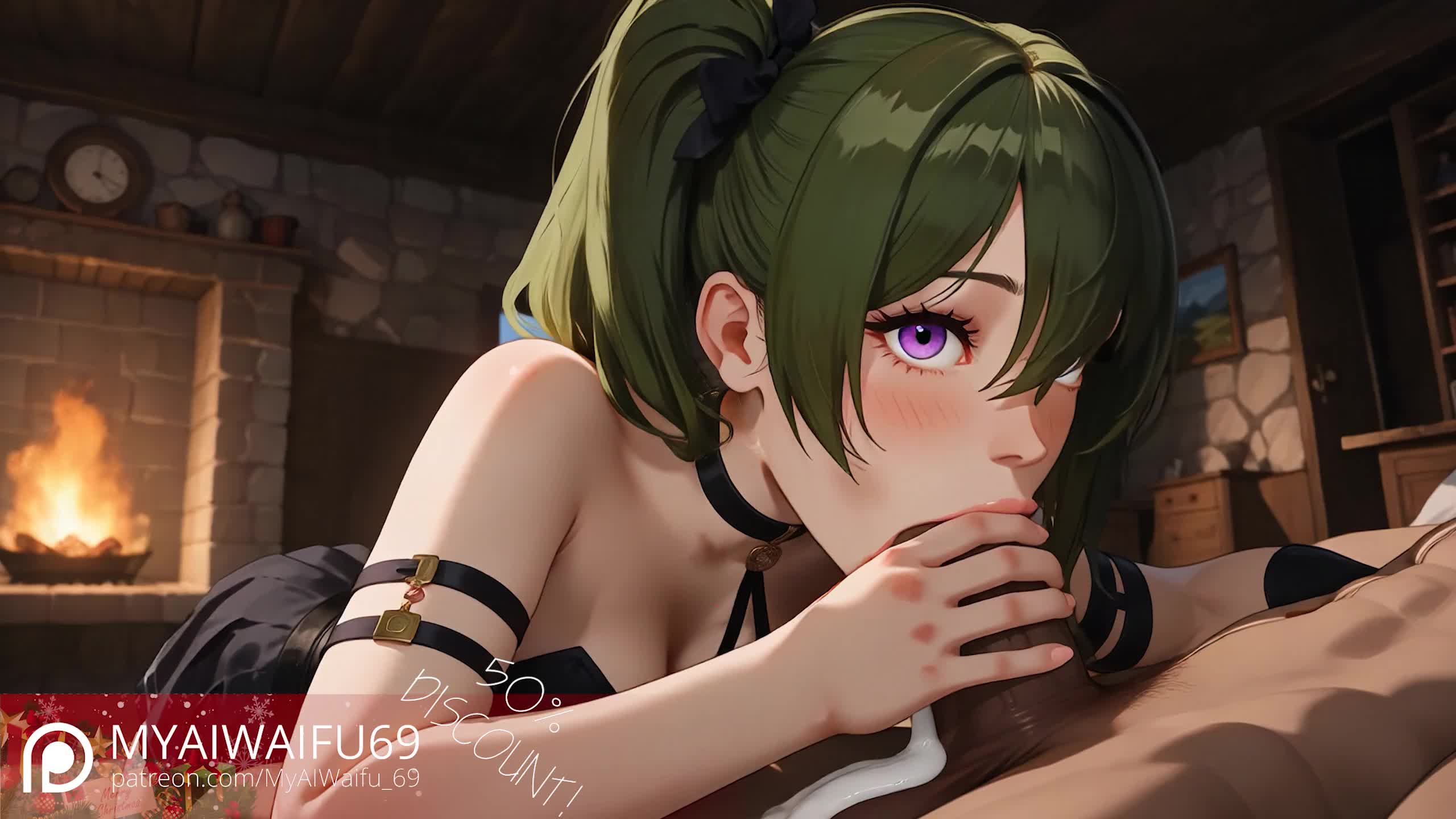 Frieren Sloppy Deepthroat Blowjob – Sousou no Frieren NSFW animation thumbnail