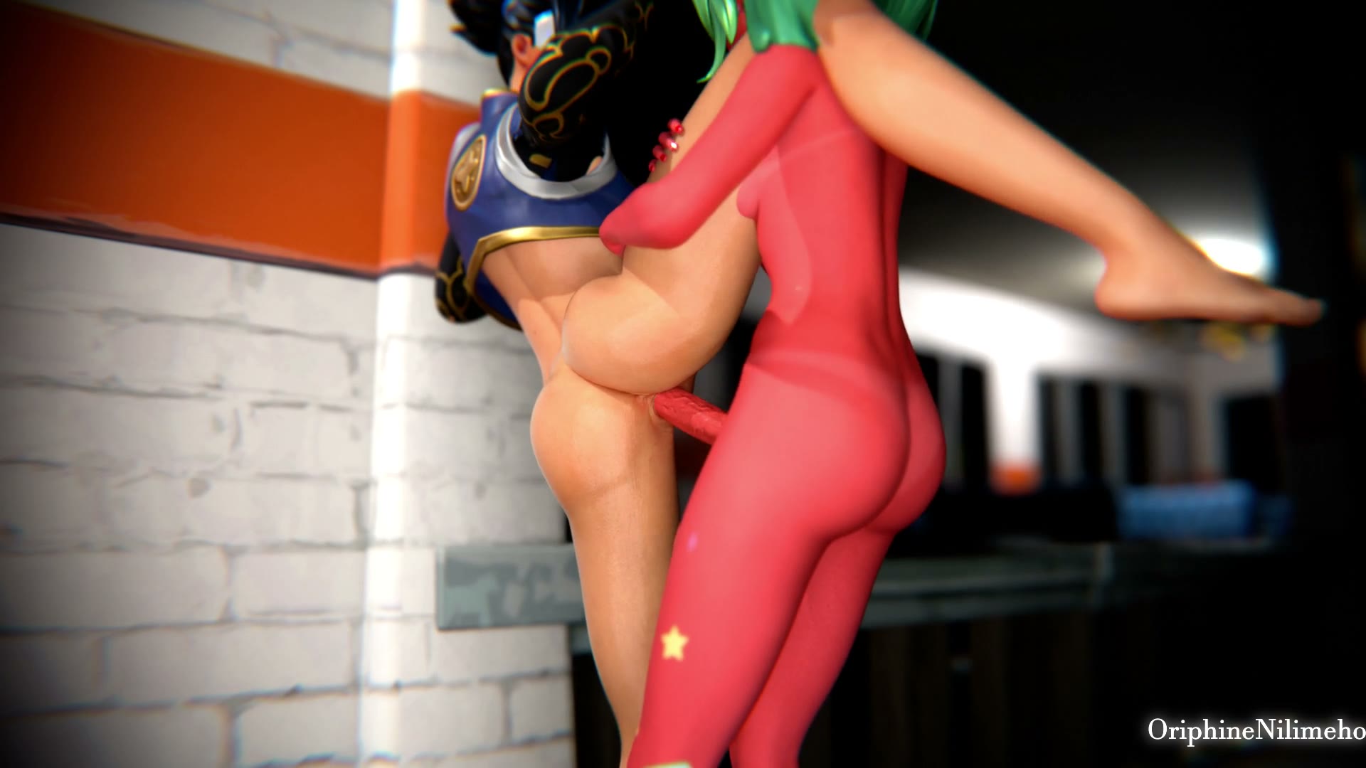 [FORTNITE] Hime Futa Pounds Nemia Standing Creampie thumbnail