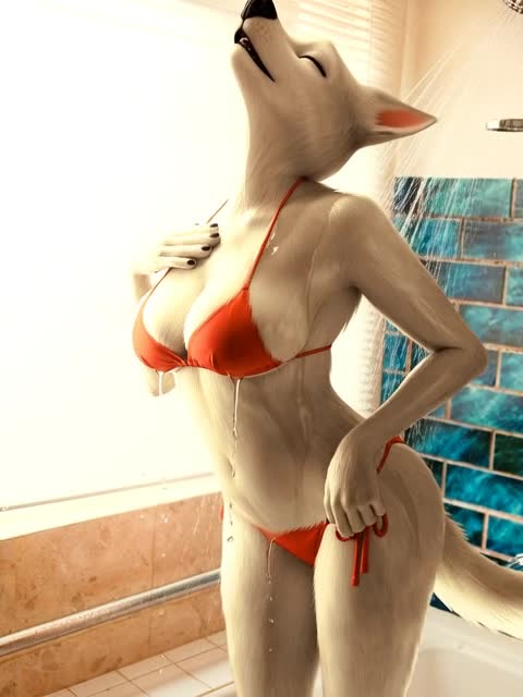 Genderswapped Bolt Wet Shower Tease [Bolt] NSFW animation thumbnail