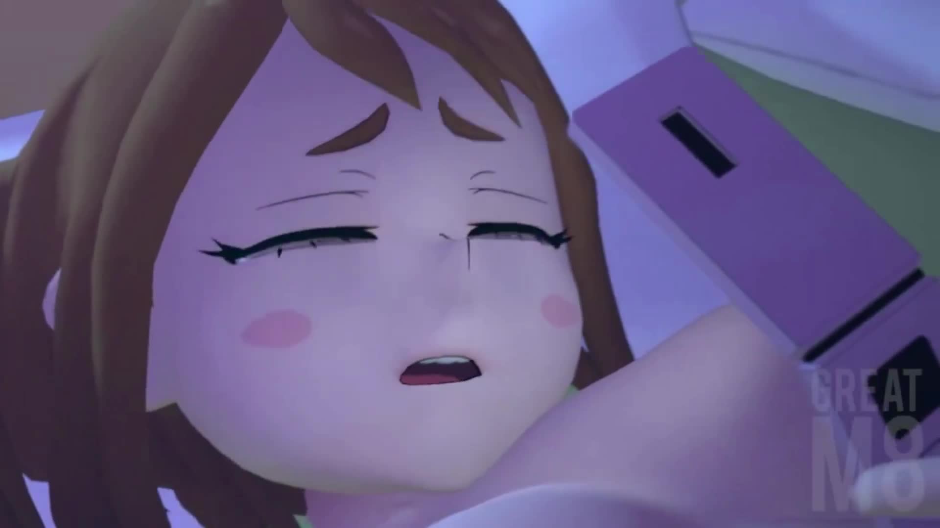 Ochako Uraraka’s Steamy Solo Masturbation – My Hero Academia NSFW animation thumbnail