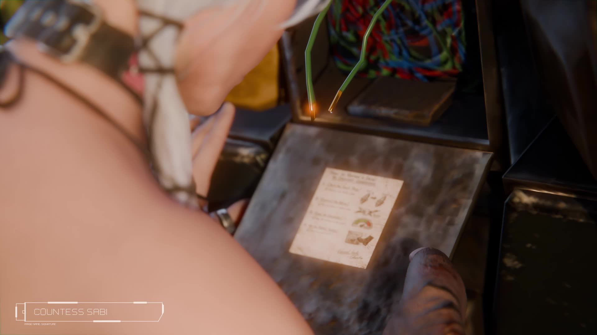 Sable Ward Footjob by Ghostface – Dead by Daylight NSFW animation thumbnail