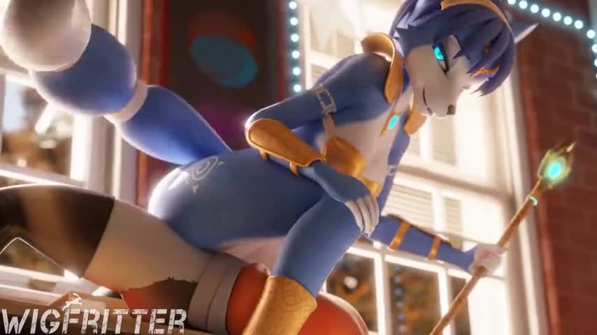 Krystal Rides Younger Male – Star Fox NSFW animation thumbnail