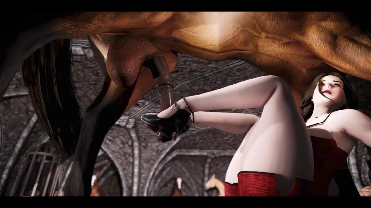 Serana Fucked by Stallion Footjob POV – Skyrim thumbnail