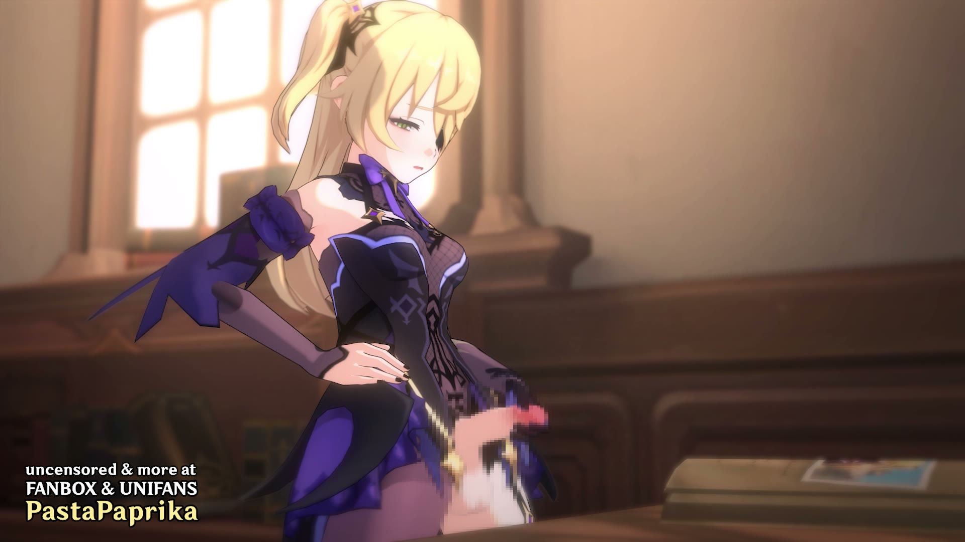 Fischl’s Embarrassed Futanari Masturbation – Genshin Impact thumbnail