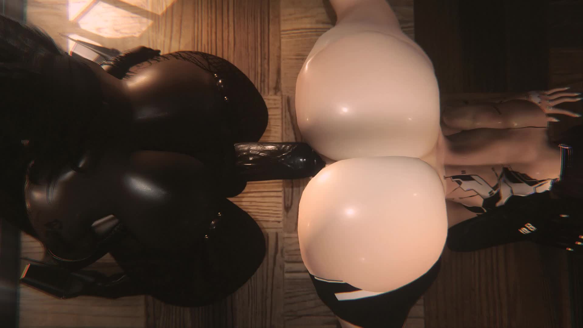 Futa Viera Pounds Curvy Hyur [Final Fantasy XIV] thumbnail