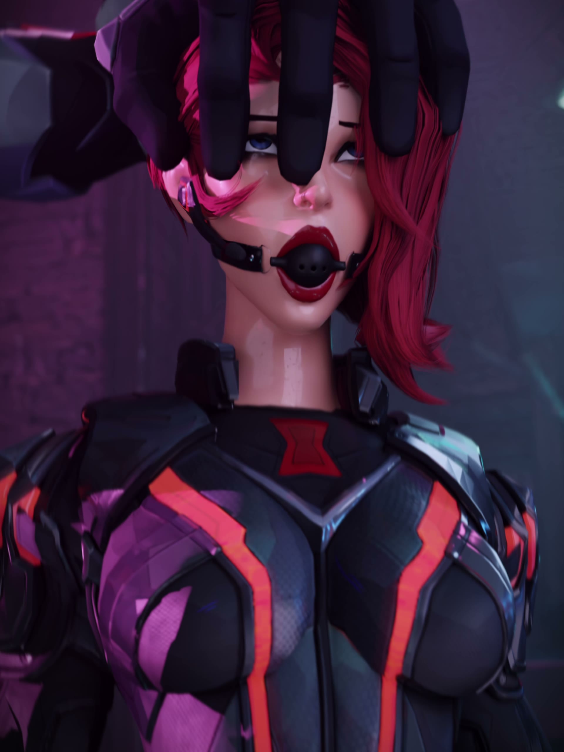 Defeated Black Widow Rides Massive Cock [Marvel Rivals] thumbnail