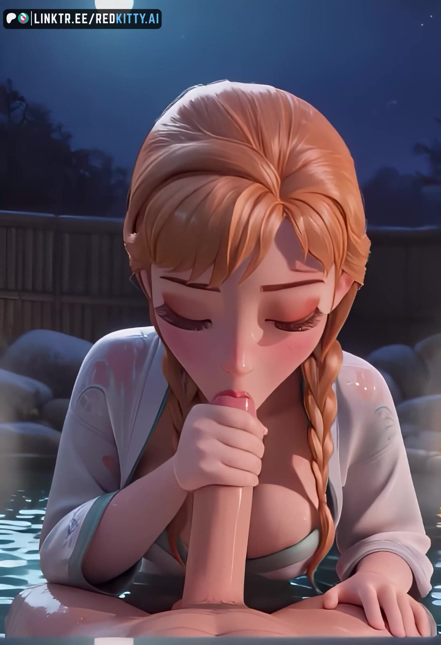 Anna Hot Springs Blowjob – Frozen thumbnail