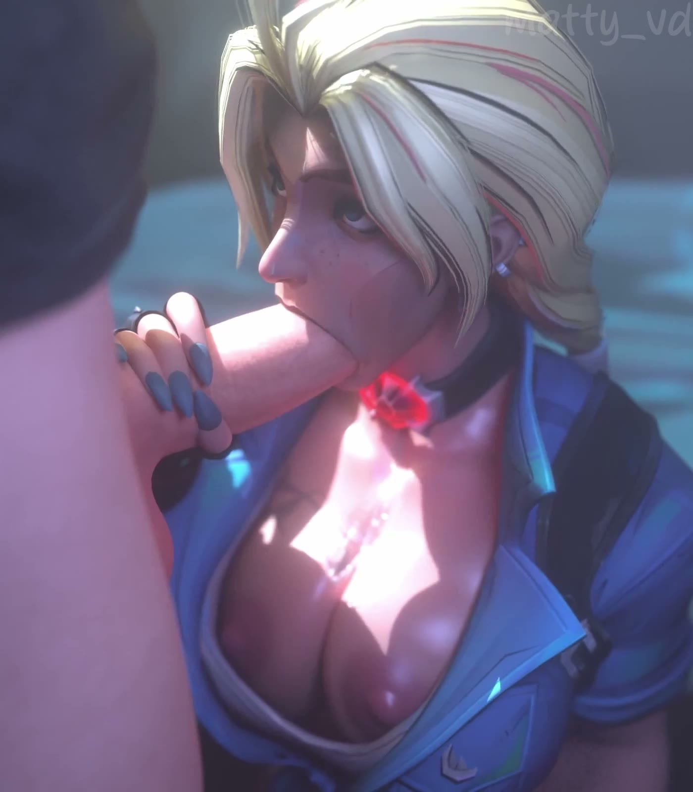 Elsa Bloodstone Blowjob Sucking – Marvel Rivals thumbnail