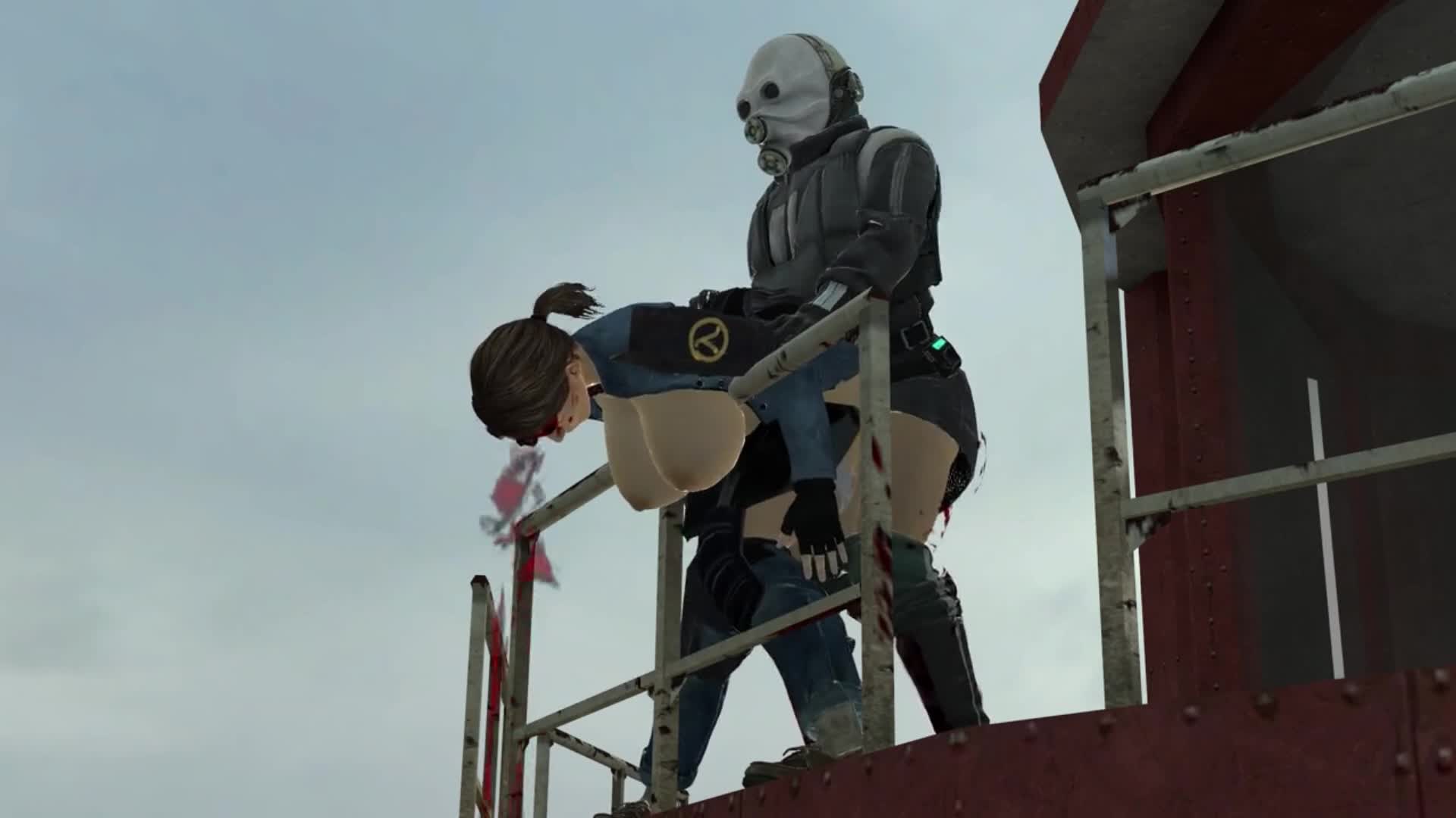 Half-Life 2 Citizen Girl Snuffed by Metrocop thumbnail