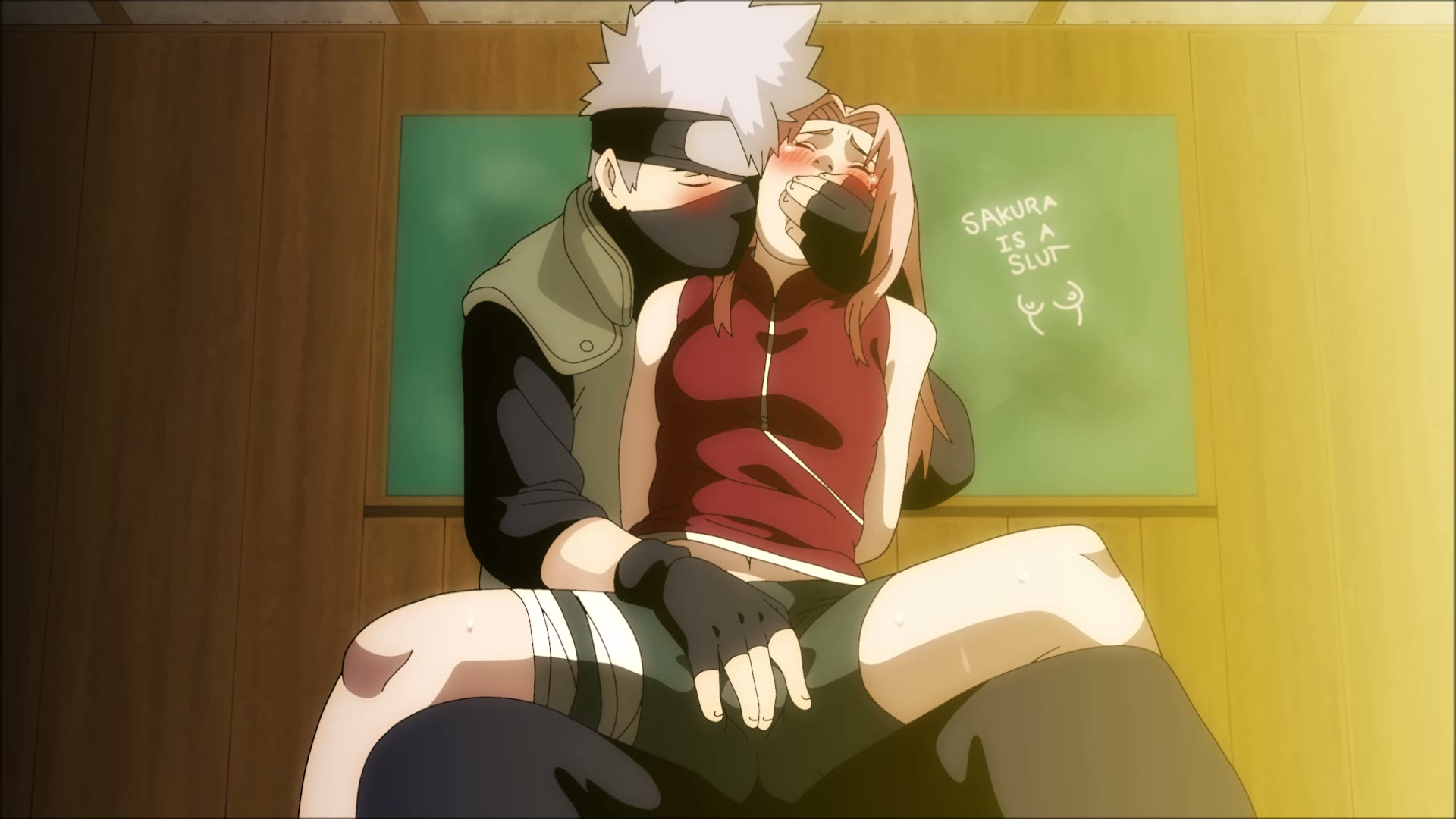 Kakashi Forces Fingering on Sakura – Naruto thumbnail