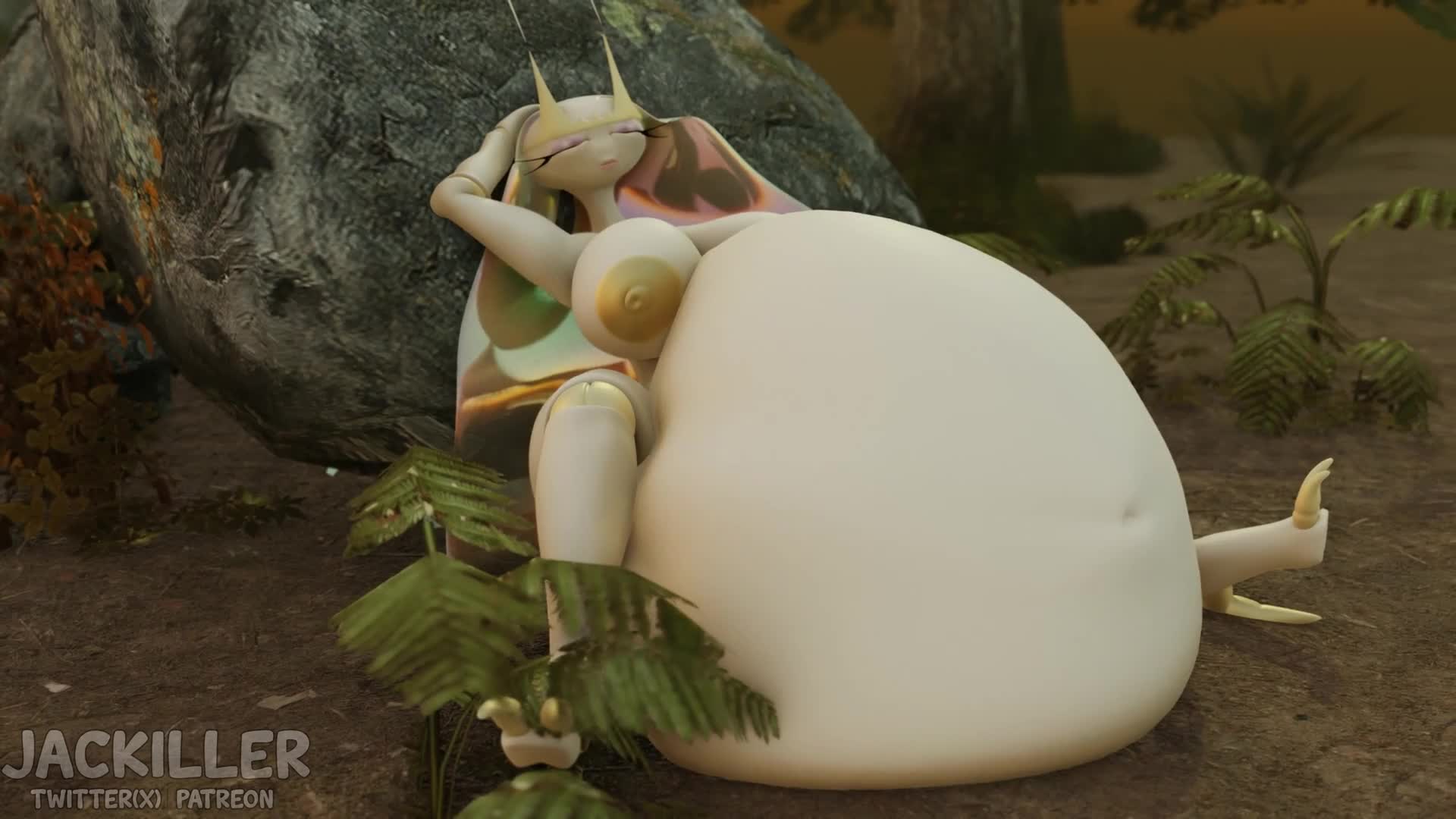 Pheromosa Facesitting and Vore Domination – Pokemon thumbnail