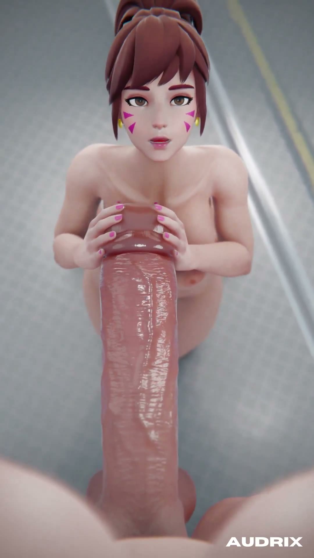 D.va Futa POV Teases Huge Cock -Overwatch thumbnail