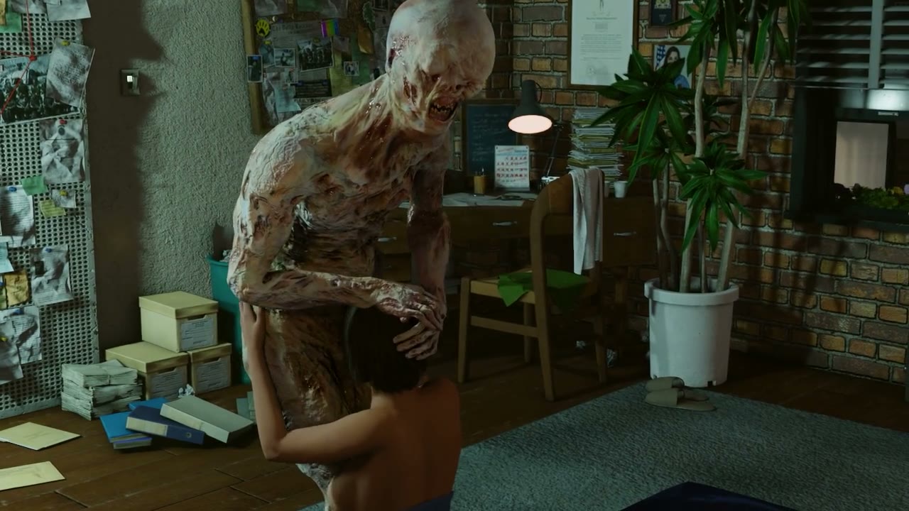 Jill Valentine Throat Fucked by Zombie – RE3 Remake thumbnail