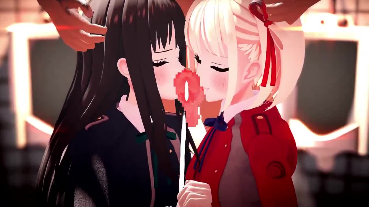 Takina and Chisato Reluctant Blowjob – Lycoris Recoil thumbnail