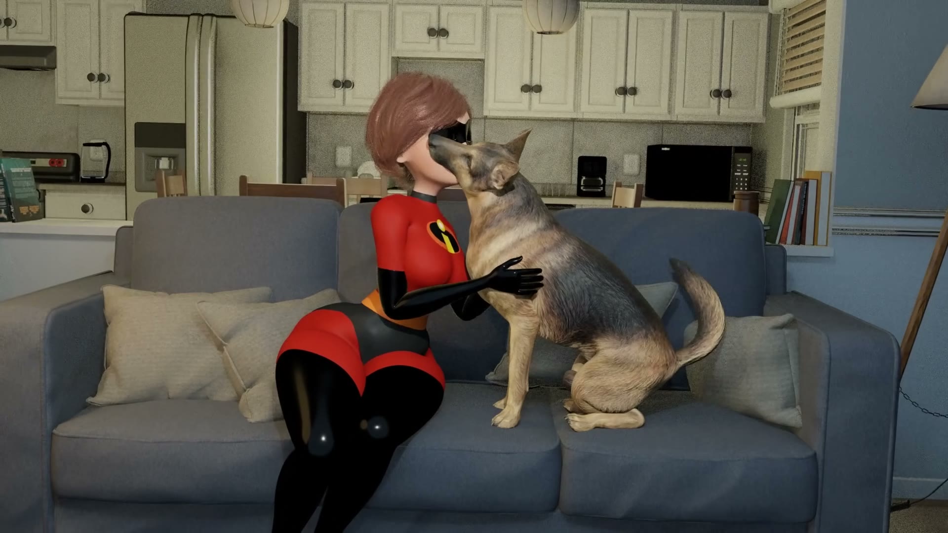 Elastigirl Ravaged by Massive Canine – The Incredibles thumbnail
