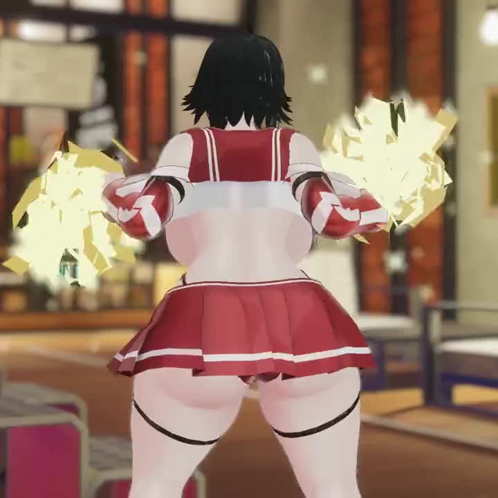 Sinensian Cheerleader Huge Ass Shake – VRChat thumbnail