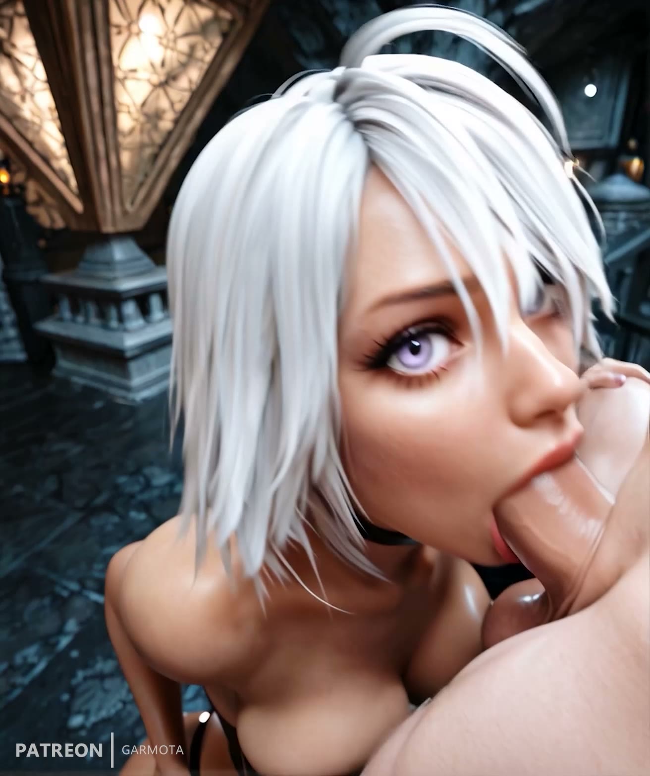 Christie Deepthroat Blowjob POV – Dead or Alive 5 thumbnail
