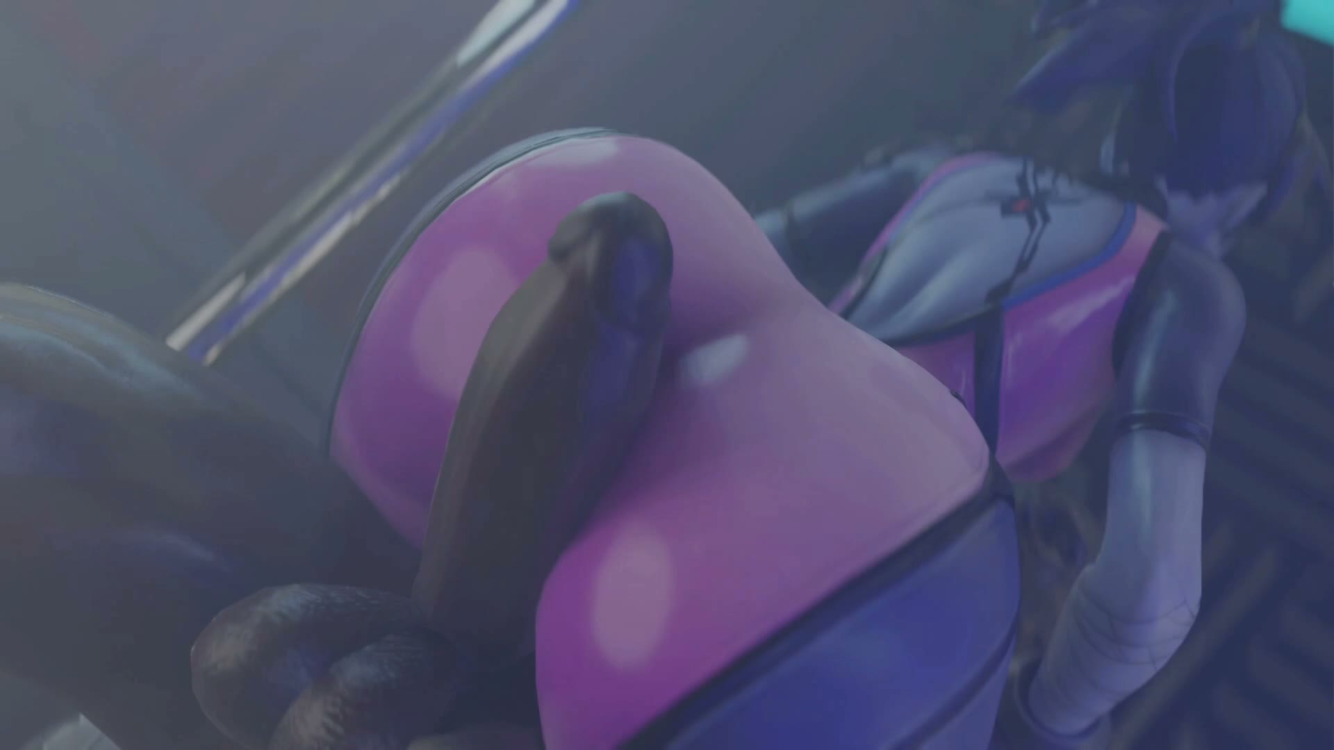 Widowmaker Twerks Assjob on Big Cock thumbnail